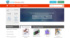 Desktop Screenshot of etkinlikhavuzu.com